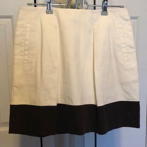 J Crew skirt black/white